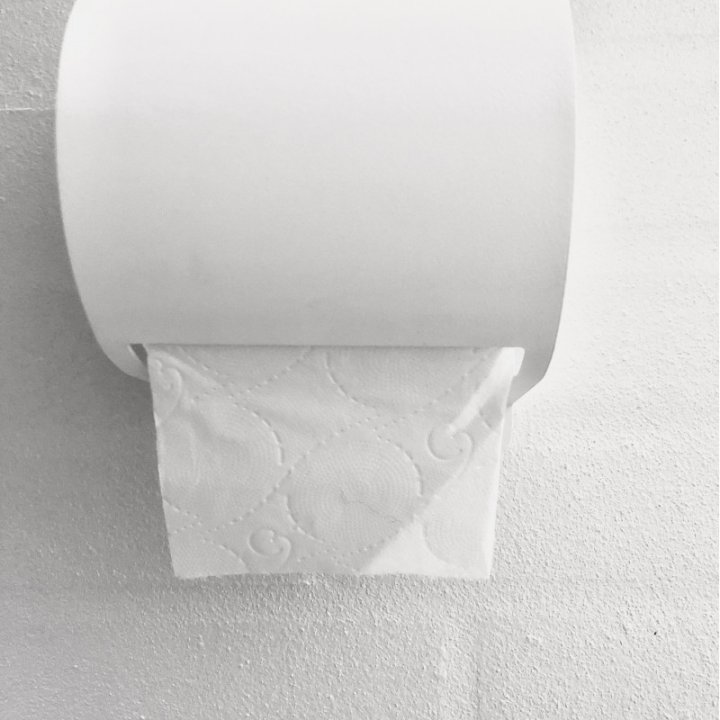 Toiletrulleholder i hvid metal tilbud