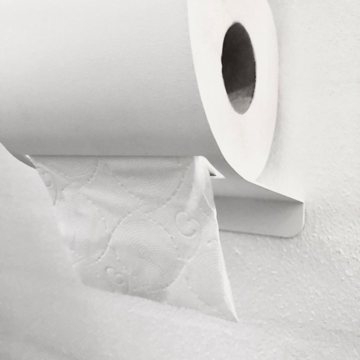 Hvid toiletrulleholder tilbud