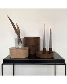 Trææsker med låg til opbevaring