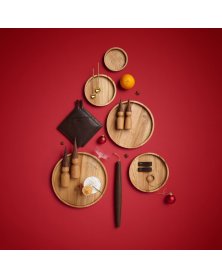 Circle træbakker i eg med kant fra by brorson