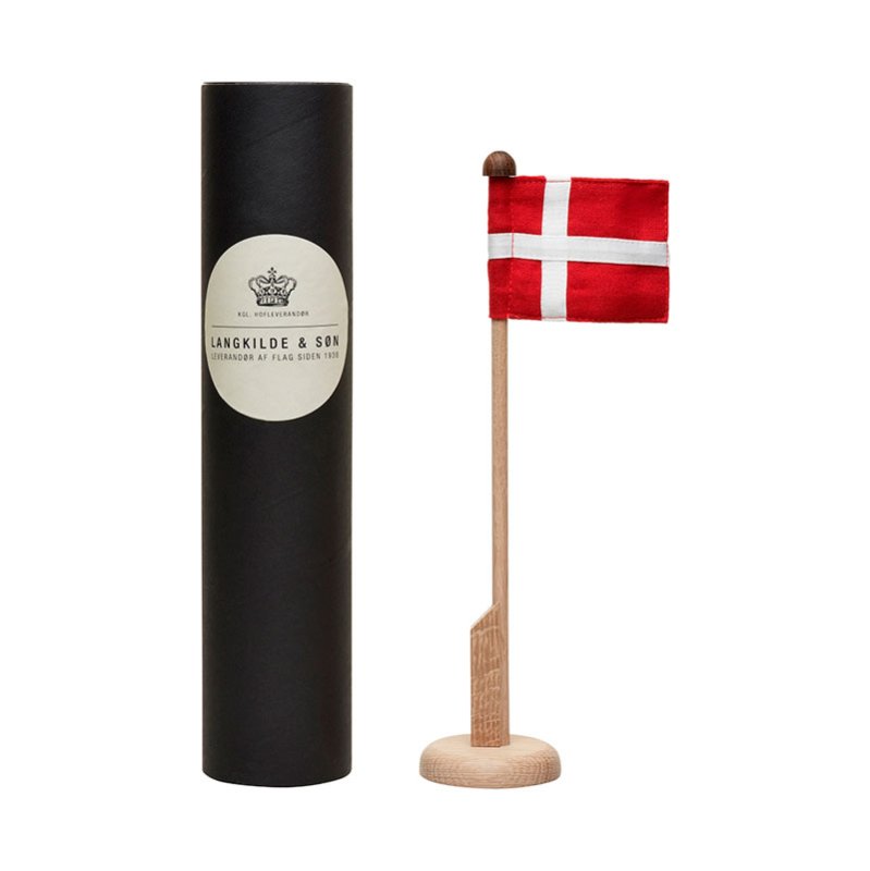 Bordflag med Dannebrog fra Langkilde & Søn