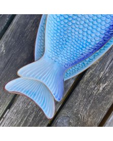 Keramikfade med fisk