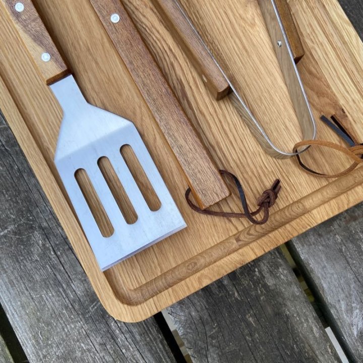 Grillsæt med 3 redskaber til grillen