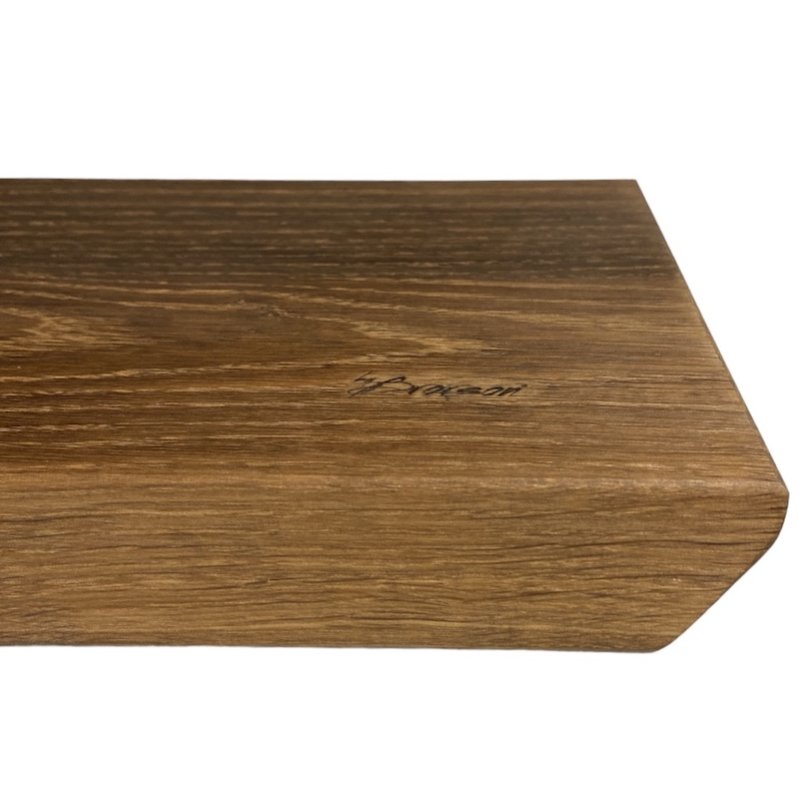 Egeplanke med skrå sider