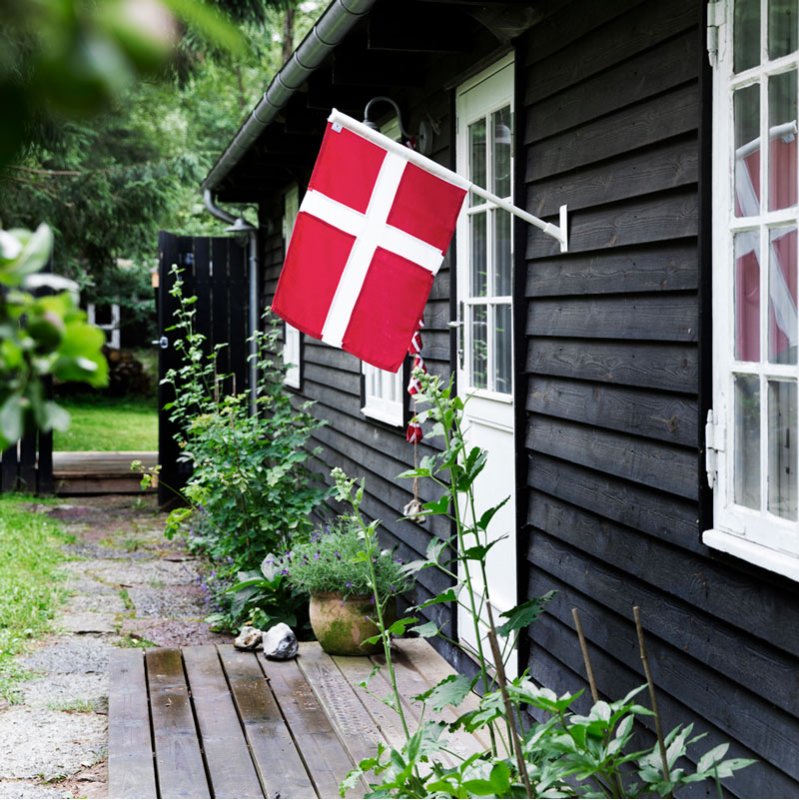 Facadeflag sommerhus