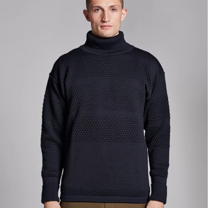 Sømands sweater navy tilbud