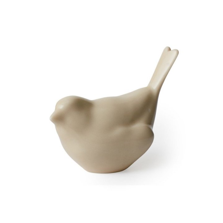 Anne black fugl beige