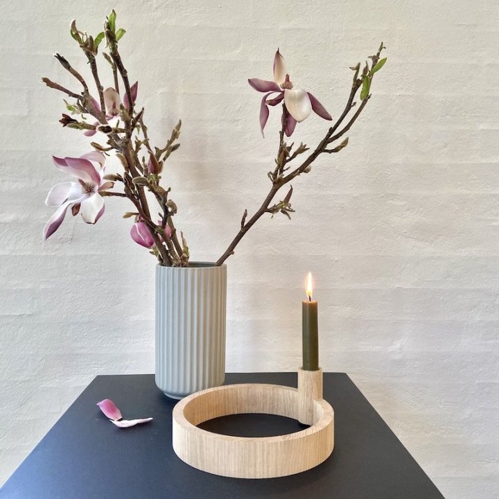 Circle lysestage natur eg
