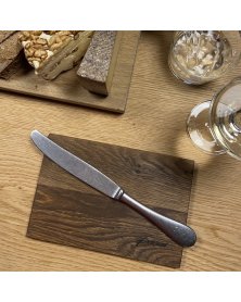 Smørebræt i mørkt eg