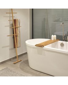 Badekarshylde i Eg 90 cm Bred! Perfekt til Alle Badekar