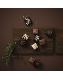 Smørebræt mørkt træ