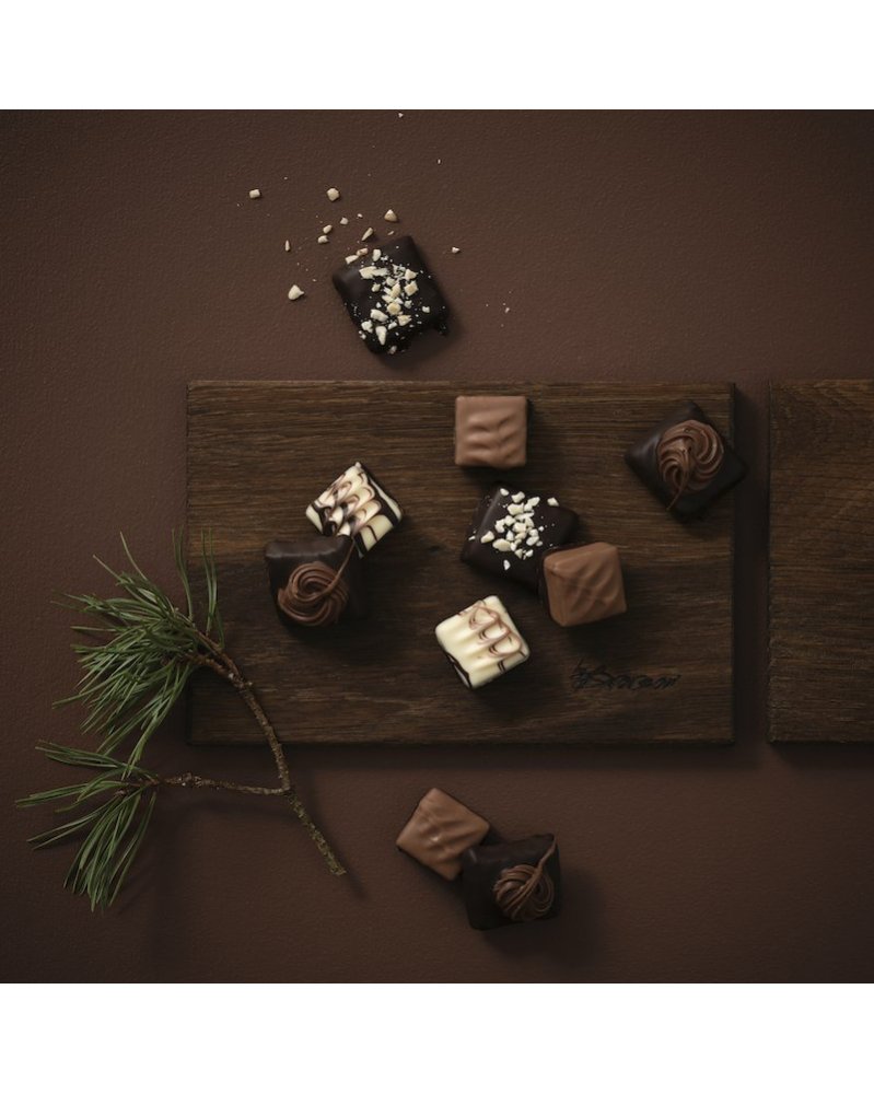 Smørebræt mørkt træ