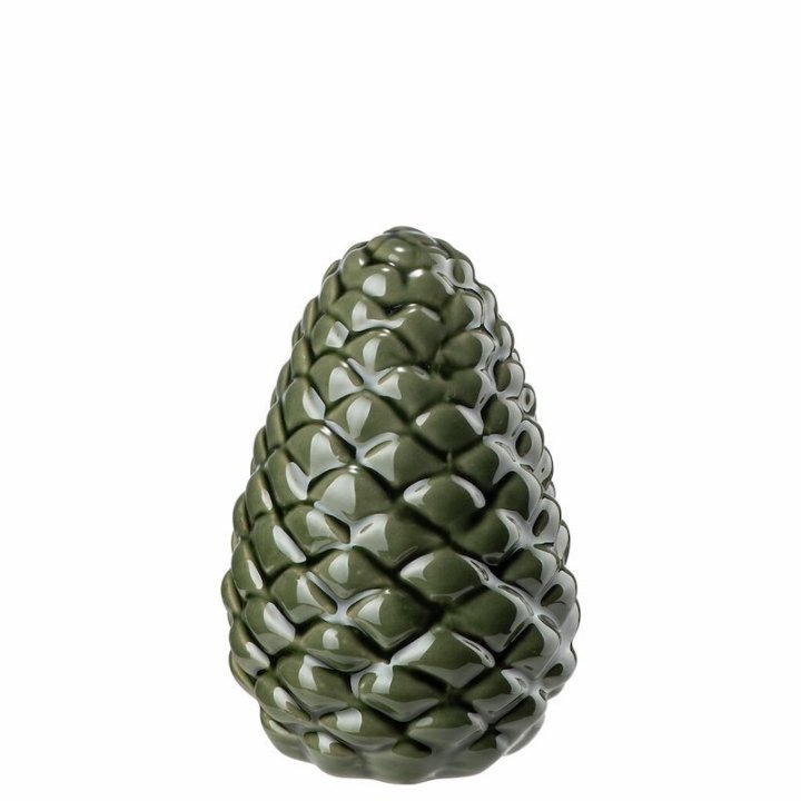 Grøn kogle julepynt