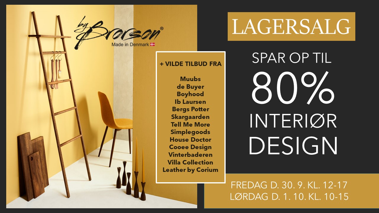 Lagersalg by Brorson & Butik by Brorson